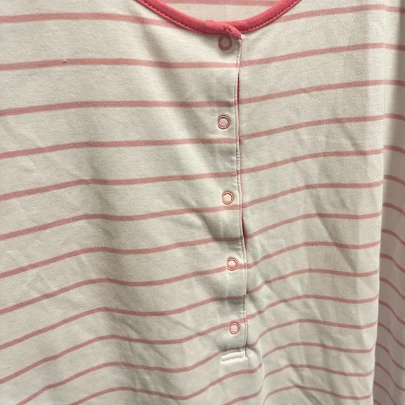 LAKE Pajamas Striped Nursing Pajama Top - Picture 4 of 11
